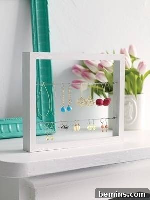 Ikea Frame Jewelry Organizer