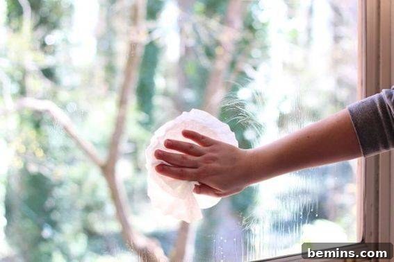 Coffee Filter Glass Cleaning Experiment