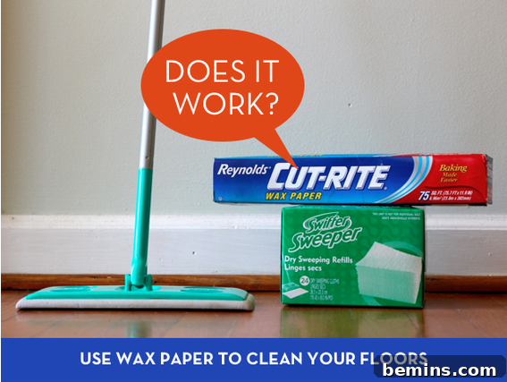 Does It Work Challenge Cleaning Floors with Wax Paper? Wax Paper Floor Cleaning The Ultimate Does It Work Test 2 Wax paper and Swiffer comparison