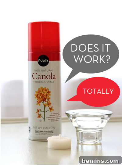 Candleholder with Wax Before Freezing