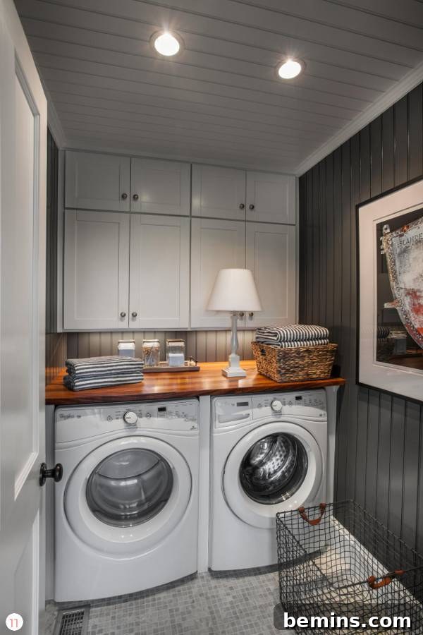 Top Laundry Room Transformations 20 Small well-organized laundry room