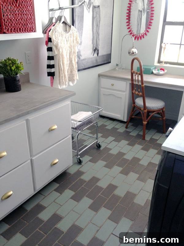 Top Laundry Room Transformations 26 Laundry room with clothes hanging