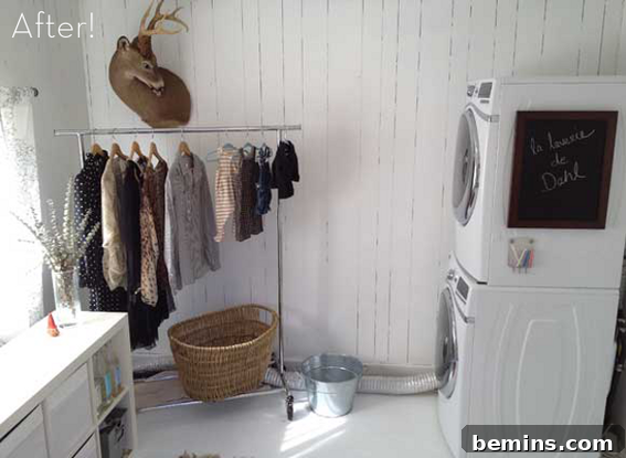 Top Laundry Room Transformations 28 DIY laundry room renovation