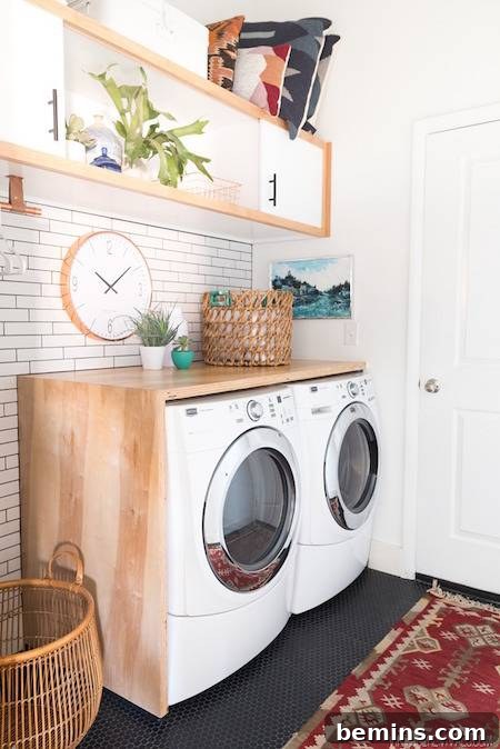 Top Laundry Room Transformations 39 Vintage Revival Laundry Room After