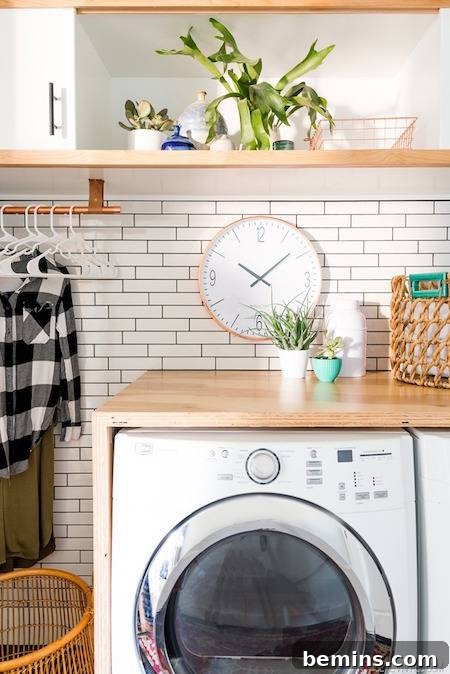 Top Laundry Room Transformations 40 Vintage Revival Laundry Room After Close Up
