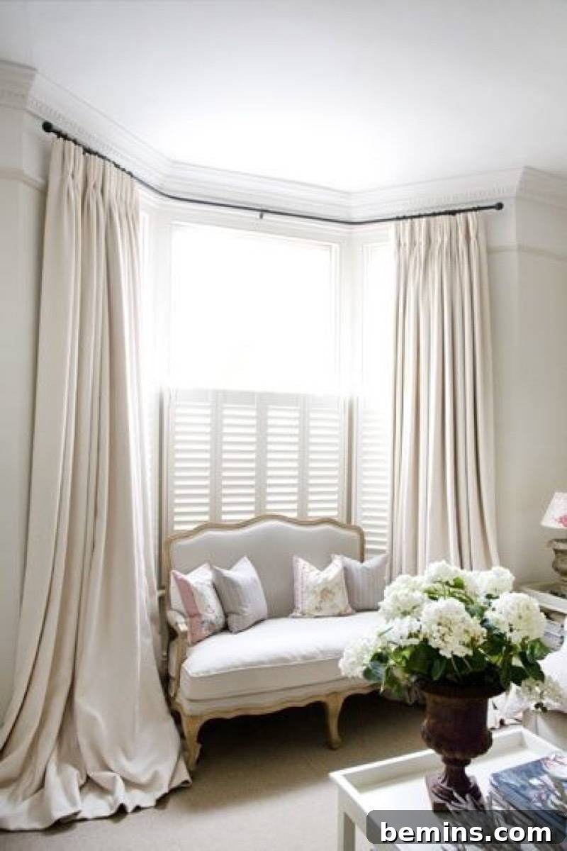 Luxurious Puddled Curtains