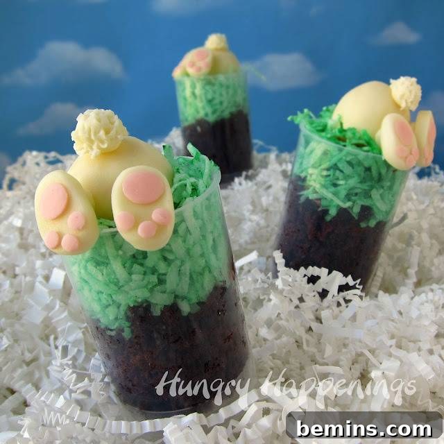 Decorative baking items for Easter treats.