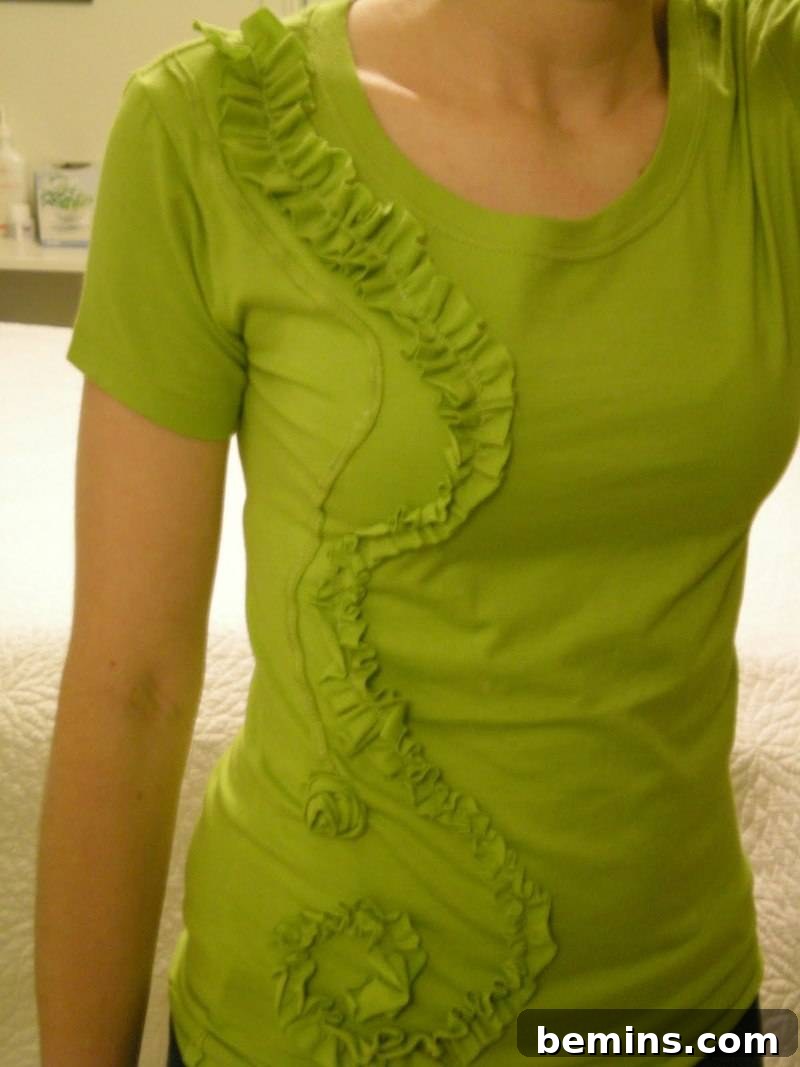 Transforming an Oversized T-Shirt