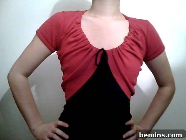 DIY T-Shirt Shrug Project