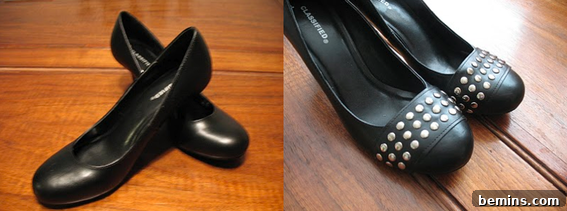 Ribbon shoelace makeover