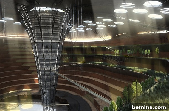 Underground Skyscraper Concept - Above/Below