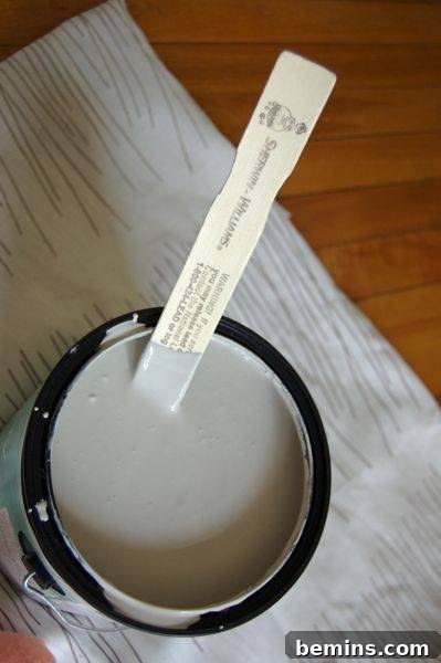 Sherwin Williams paint selection - Exploring paint color options for the nursery project.