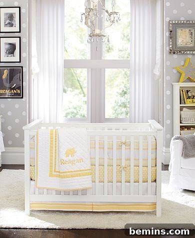 Elegant ideas for nursery makeover for newparents. - Inspiration for the nursery color scheme from a Pottery Barn catalog.