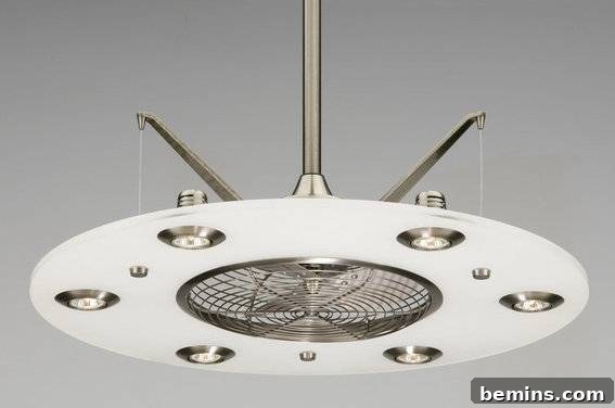Benjamin McMahon Ribbon Ceiling Fan Design