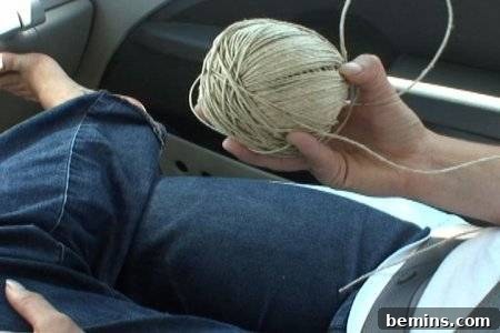 A ball of hemp twine