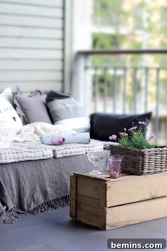 DIY Pallet Sofa with Hidden Pallets for a Modern Look
