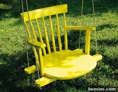 DIY Chair Swing for a Whimsical Touch