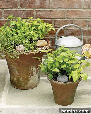 Polymer Clay Plant Stakes