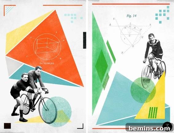 A Tchmo collage print with bold colors and geometric shapes