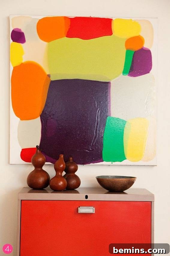 Pops of Color in a New York Home