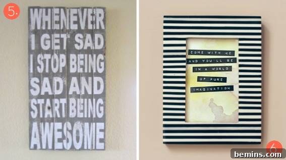 DIY Button Monogram Wall Art