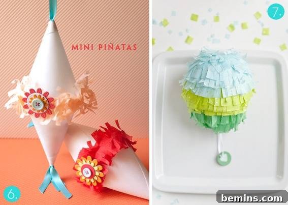 Cereal Box Burro Mini Piñatas DIY