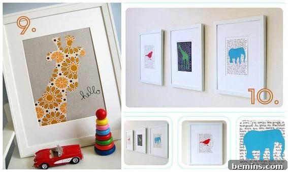 Creative Silhouette Wall Art: 12 DIY Projects 5 Baby silhouette applique