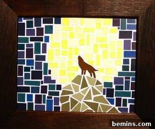 Creative Ways to Upcycle Paint Chips: 10 DIY Art Ideas 4 Paint chip mosaic art