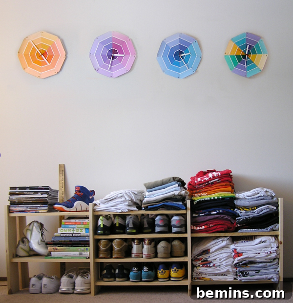 Creative Ways to Upcycle Paint Chips: 10 DIY Art Ideas 6 Paint chip dry erase calendar