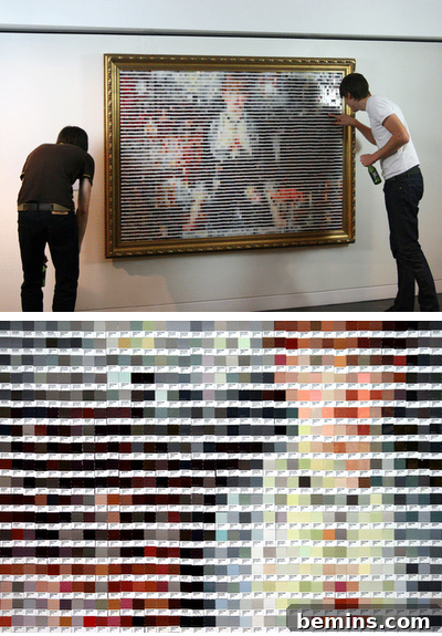 Creative Ways to Upcycle Paint Chips: 10 DIY Art Ideas 10 Pantone Monet