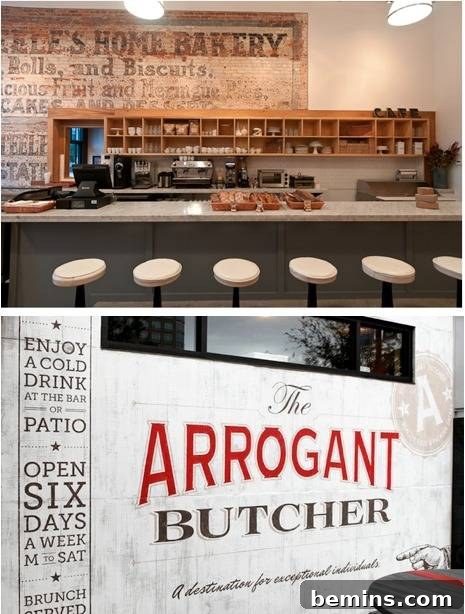 Typography Art Example 8: Restaurant Art Direction