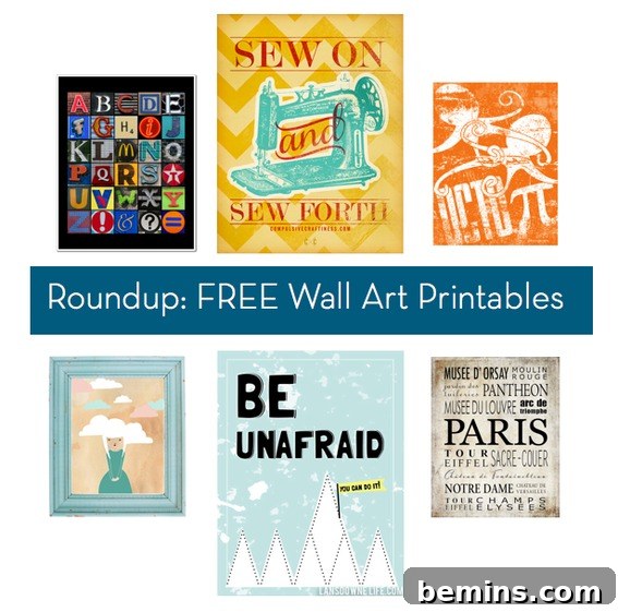 Selection of Free Art Printables