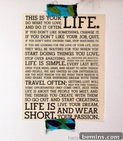Wall art hanging from the wall. 