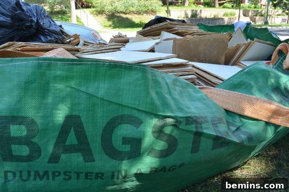 How high to fill up the Bagster