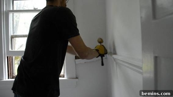 Week 3: Bedroom Ceiling Demolition (Video) 4 Demolition in Action