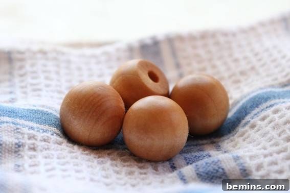 Oiling the Wooden Ball Knobs