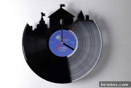 Dremel Vinyl Clock