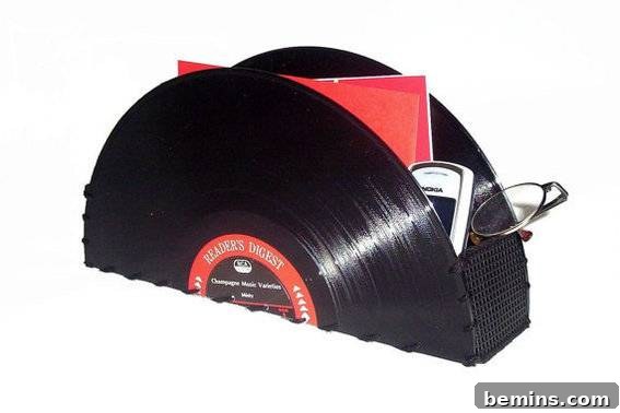 Vinyl Record Storage Container