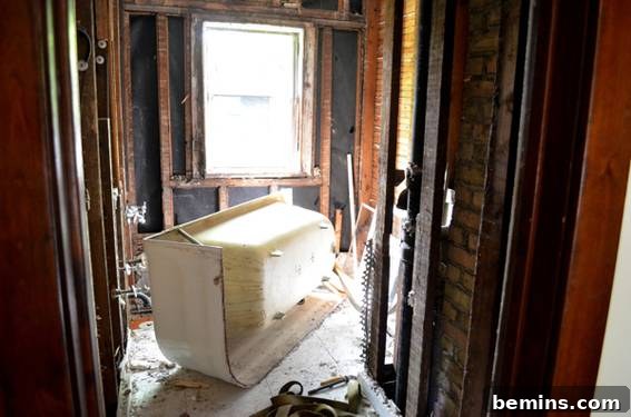 Old Cast Iron Bathtub
