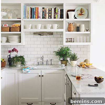 Modern Small White Kitchen