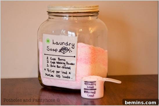 DIY Laundry Soap Ingredients