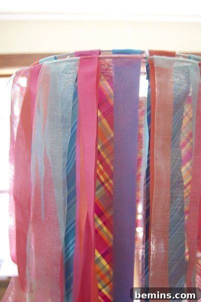 Attaching Ribbons to the Wreath Frame