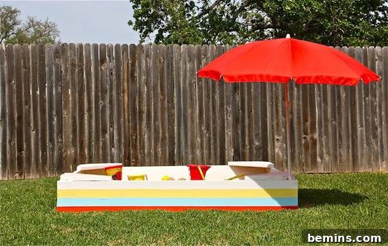 8 DIY Outdoor Projects to Elevate Your Summer 7 DIY Backyard Sandbox for Kids