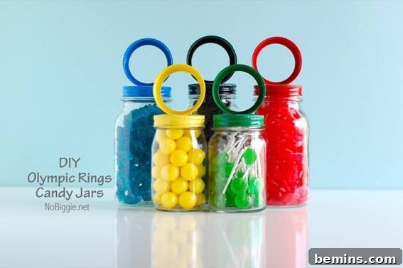 Edible and classy Olympic art ideas.