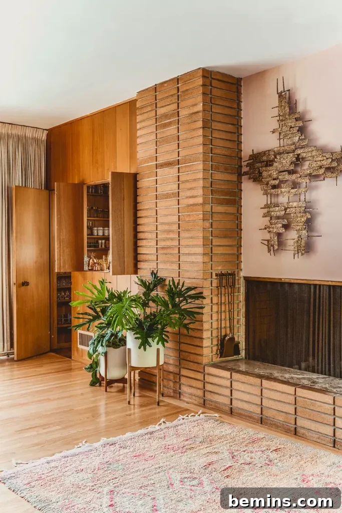 Bright and Bold 1950s Home