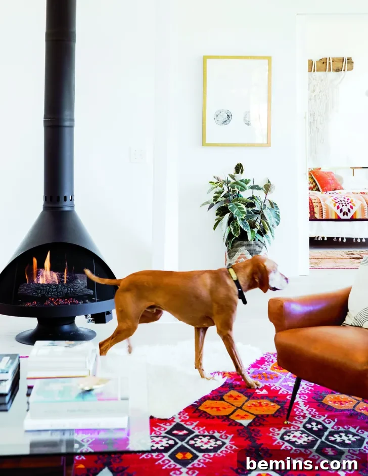 Malm-Style Freestanding Fireplace