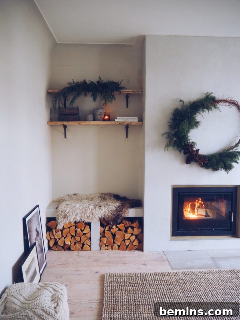 Ordinary fireplace transformation into a modern beauty.
