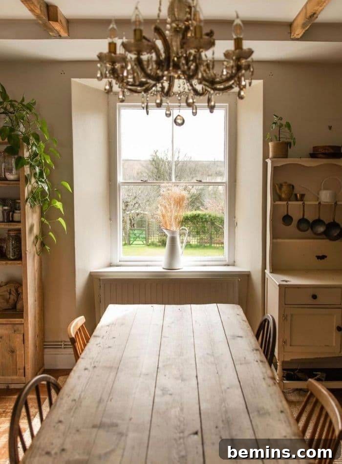 Farmhouse dining room from Life on Summer Hill. 