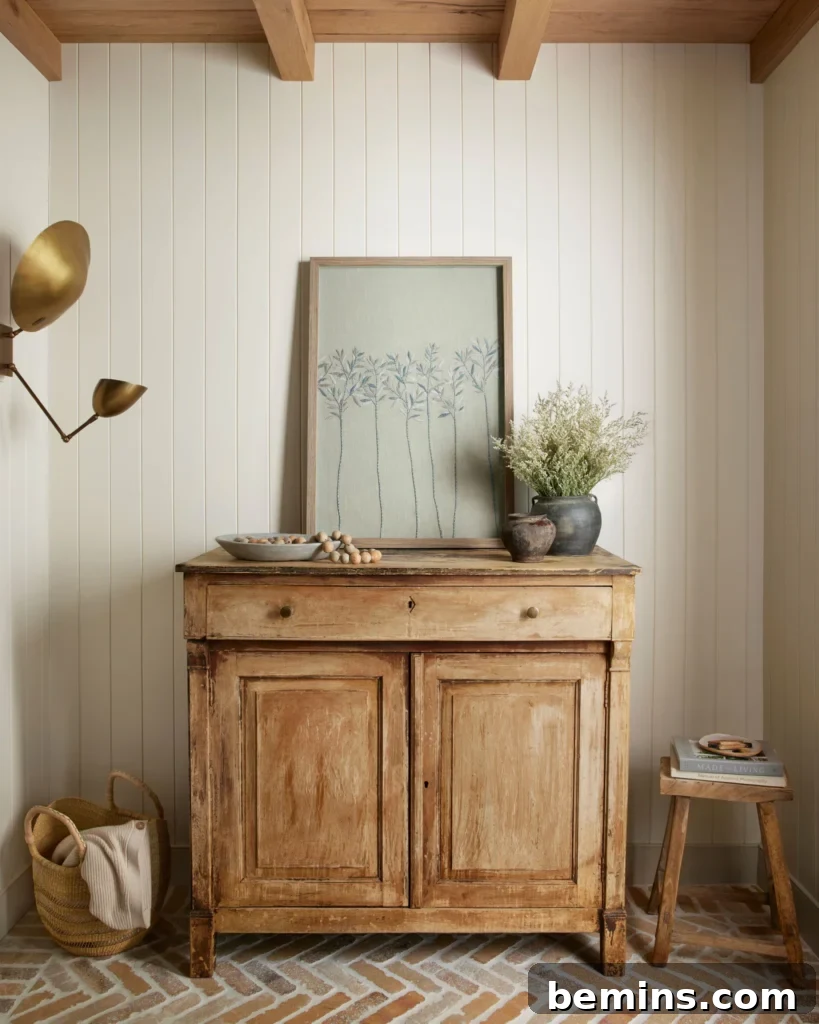 A clean and sophisticated interpretation of Cottagecore, showcasing the aesthetic's versatility.