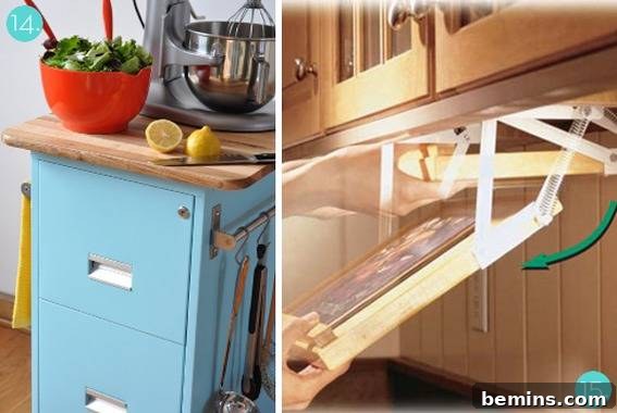 DIY Tin Tile Backsplash